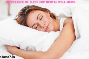 importance of sleep for mental well-being