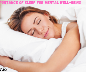 importance of sleep for mental well-being